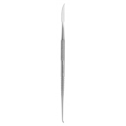 Coricama Italy LECRON 160mm - Tip Style: Curved - Handle: Round Serrated Grip -  Double Ended - Stainless Steel Wax and Modelling Instrument REF: 815220 - 1pc